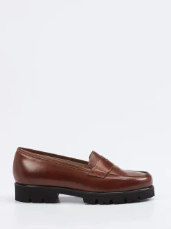 Konstantin Starke – Loafer aus Kalbleder in Braun