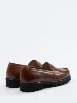 Konstantin Starke – Loafer aus Kalbleder in Braun