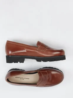Konstantin Starke – Loafer aus Kalbleder in Braun