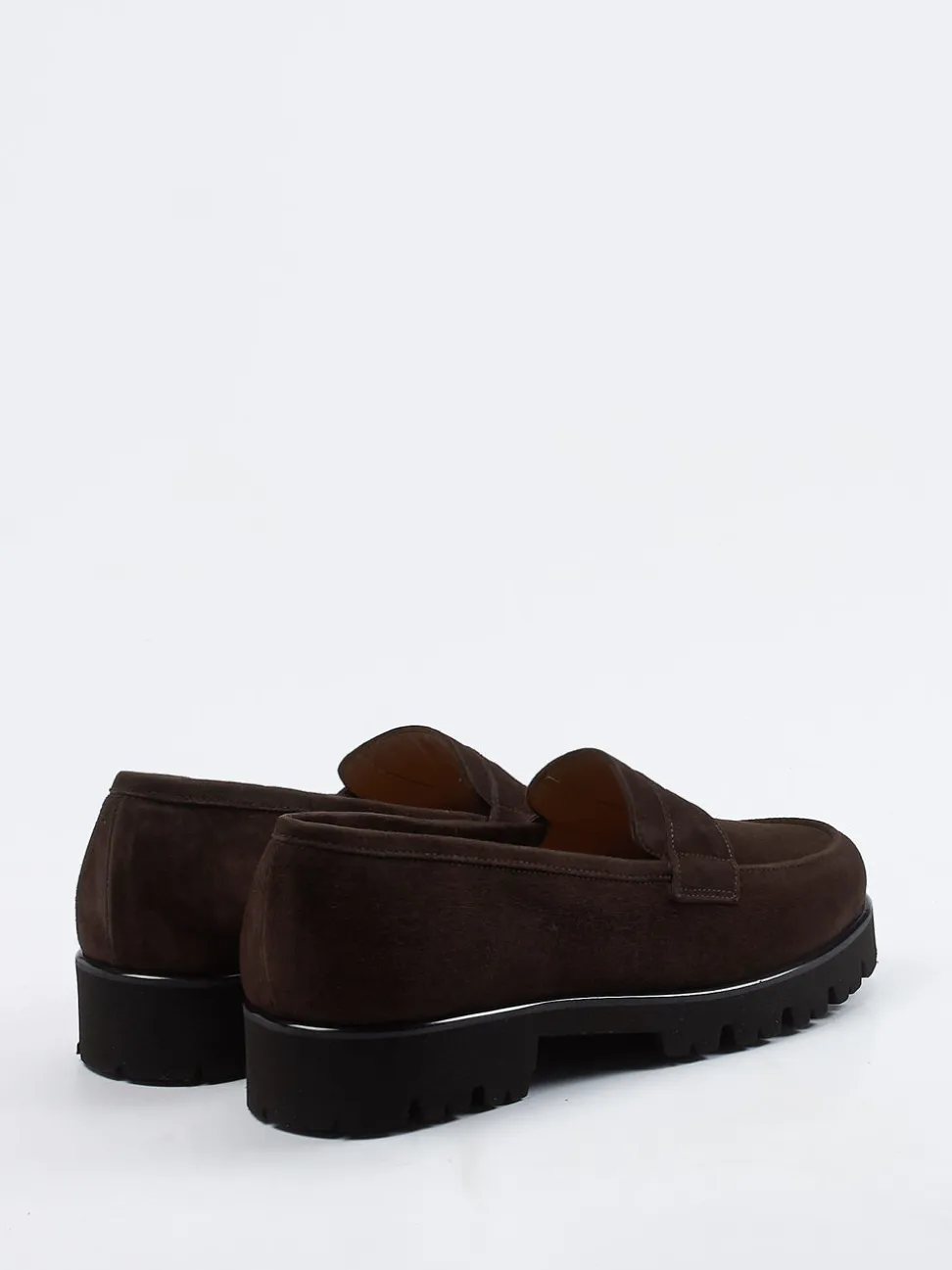 Konstantin Starke – Loafer aus Veloursleder Dunkelbraun