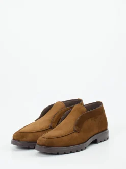Konstantin Starke – Loafer aus Veloursleder Braun