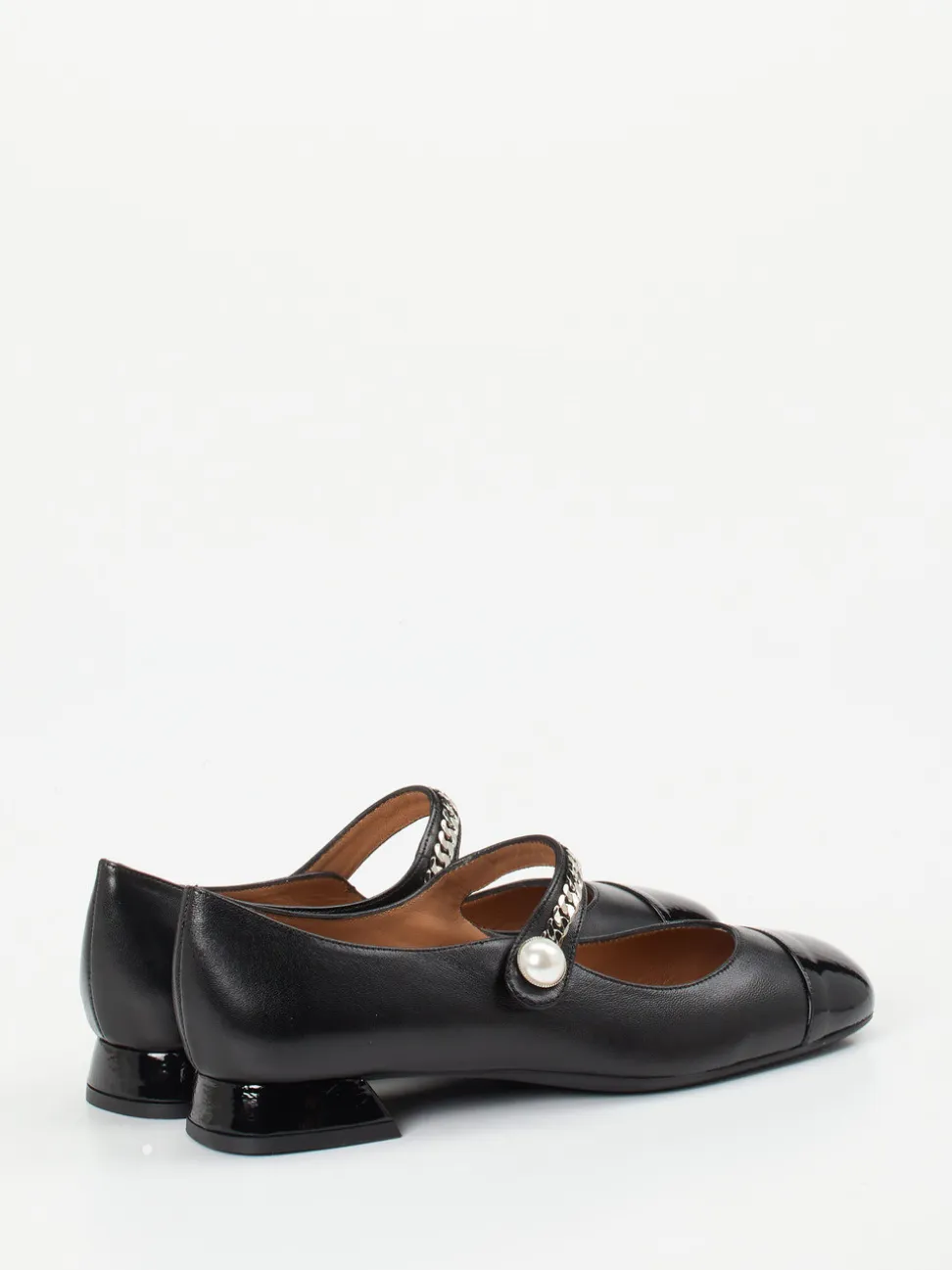 Konstantin Starke – Mary Jane Ballerinas aus Lammleder Schwarz