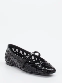 Konstantin Starke – Mary Jane Ballerinas aus Lackleder Schwarz
