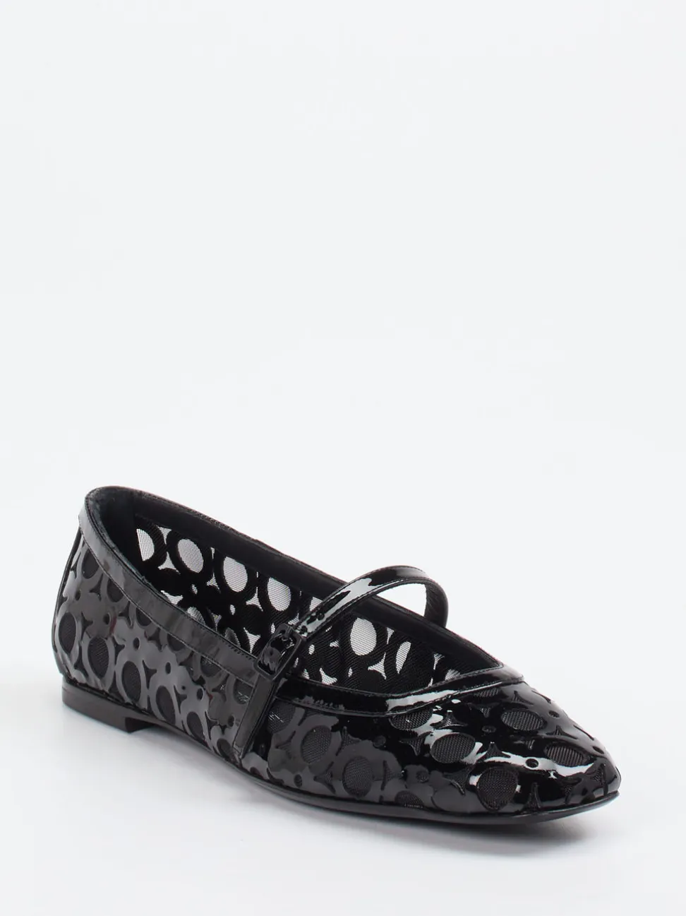 Konstantin Starke – Mary Jane Ballerinas aus Lackleder Schwarz