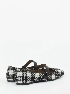 Konstantin Starke – Mary Janes aus Bouclé-Textil Schwarz
