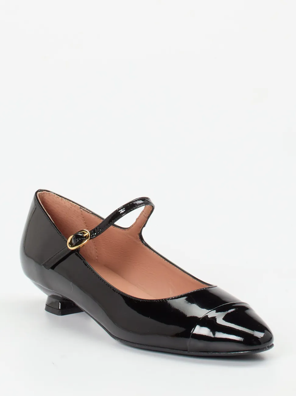 Konstantin Starke – Mary Jane Pumps aus Lackleder Schwarz