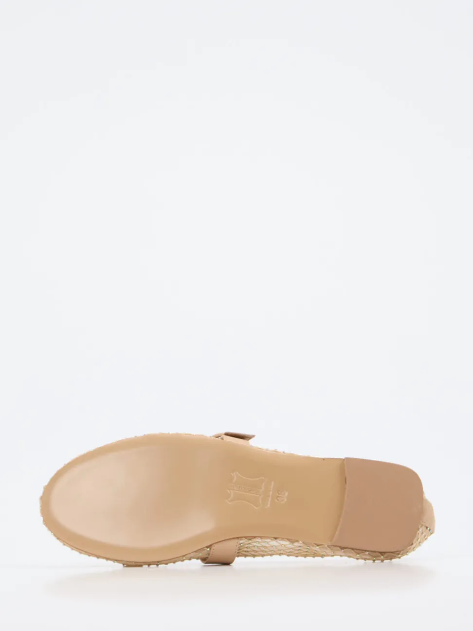 Konstantin Starke – Mary Janes aus Netz in Beige