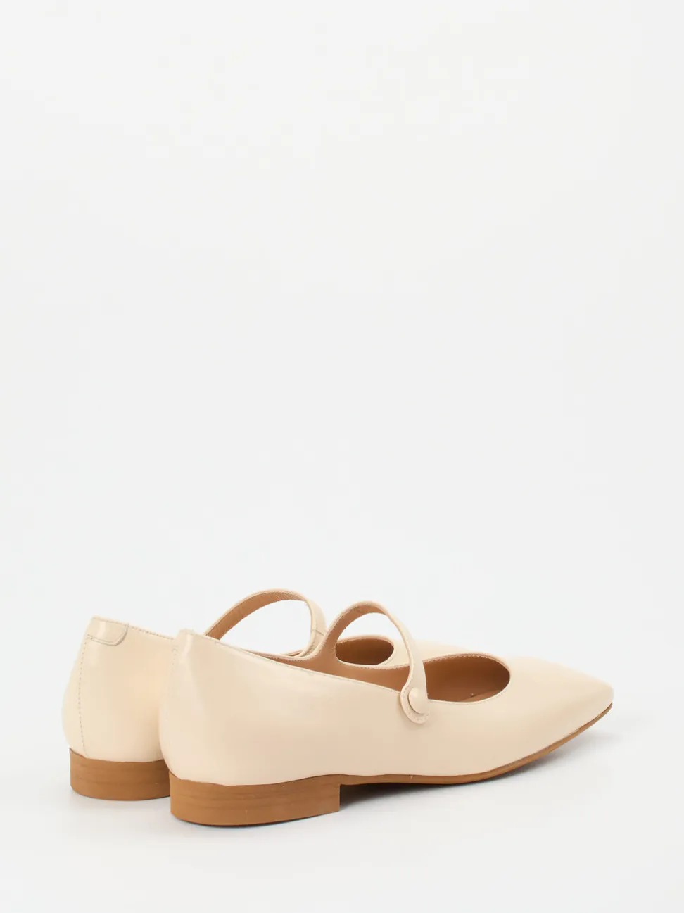 Konstantin Starke – Mary Janes aus Lammleder Beige