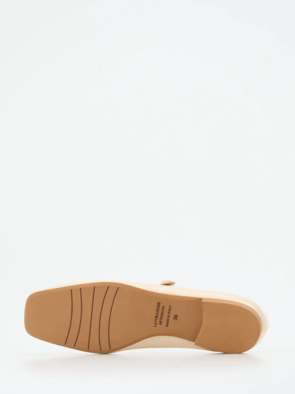 Konstantin Starke – Mary Janes aus Lammleder Beige