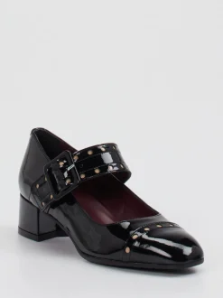 Konstantin Starke – Mary Jane Pumps aus Lackleder Schwarz