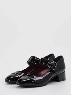 Konstantin Starke – Mary Jane Pumps aus Lackleder Schwarz