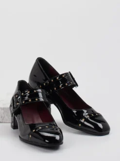 Konstantin Starke – Mary Jane Pumps aus Lackleder Schwarz