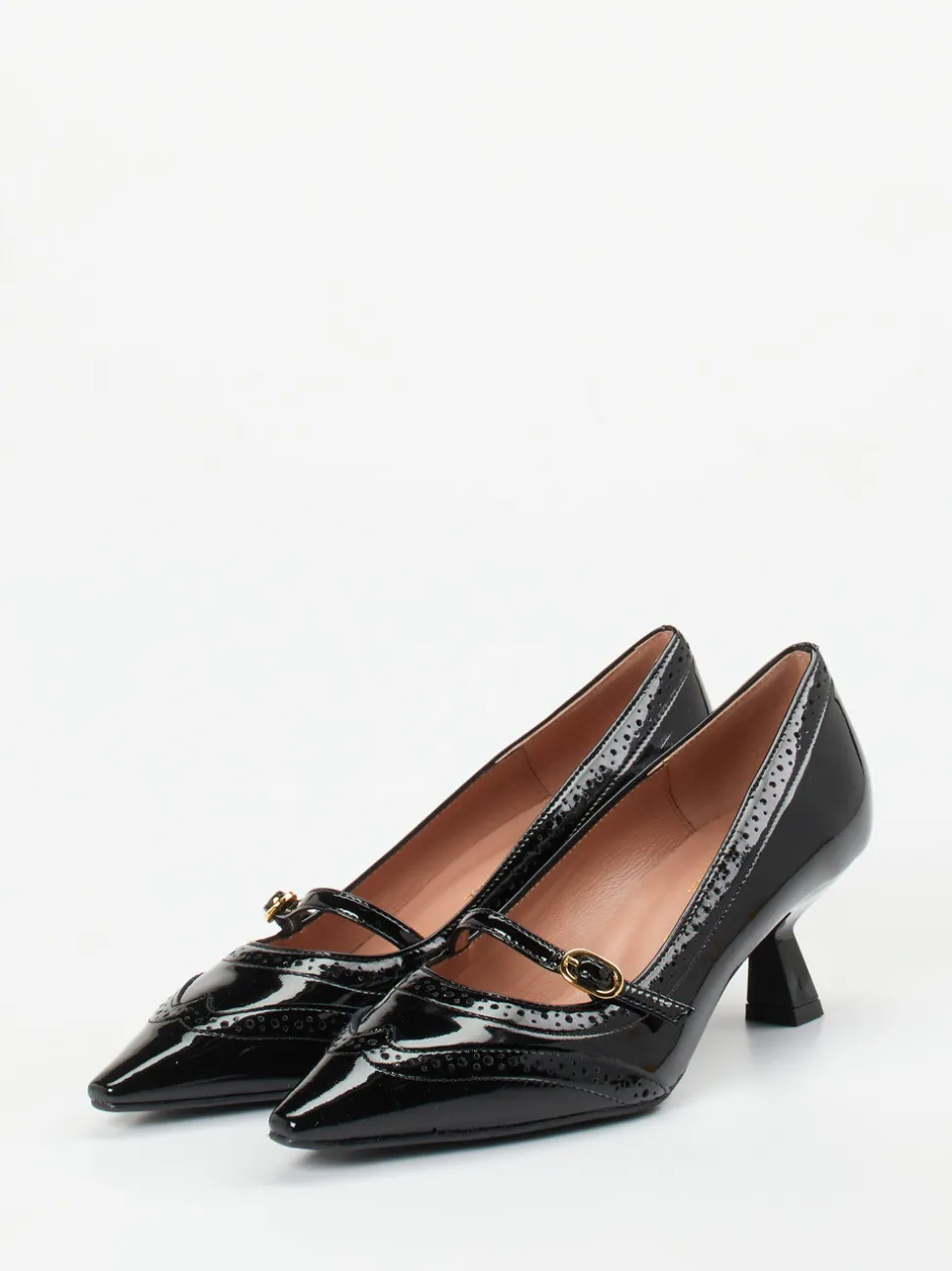 Konstantin Starke – Mary Jane Pumps aus Lackleder Schwarz