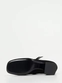 Konstantin Starke – Mary-Jane-Pumps aus Veloursleder schwarz