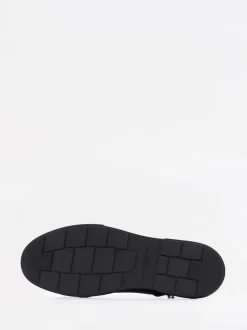 Konstantin Starke – Mid-Top Sneaker aus Lammleder Schwarz