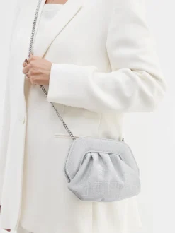 Konstantin Starke – Mini-Bag aus Leder silber