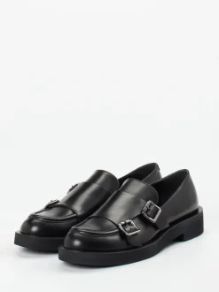 Konstantin Starke – Monkstrap-Loafer aus Kalbleder Schwarz