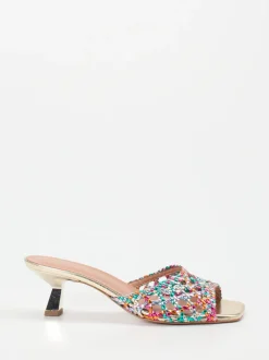 Konstantin Starke – Mules aus Flechtleder multicolor