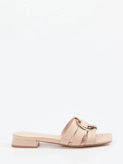 Konstantin Starke – Mules aus Lederimitat in Beige