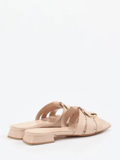 Konstantin Starke – Mules aus Lederimitat in Beige
