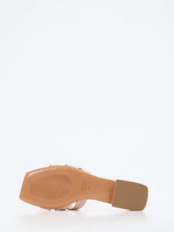 Konstantin Starke – Mules aus Lederimitat in Beige