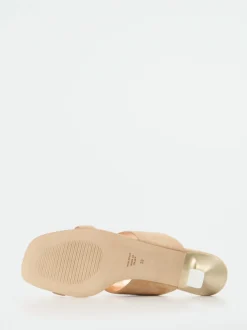 Konstantin Starke – Mules aus Veloursleder beige