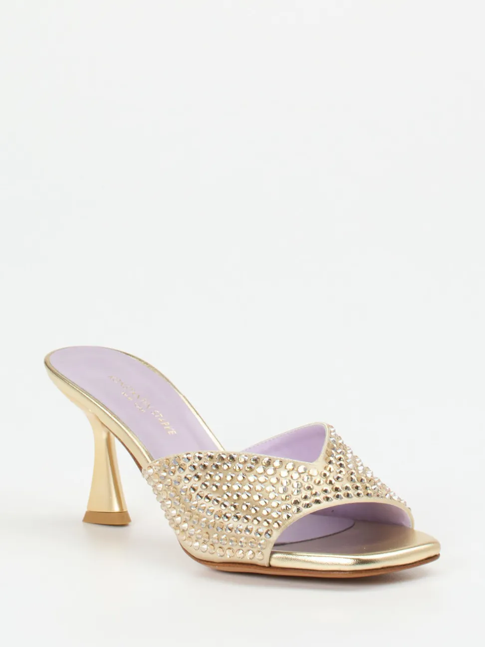 Konstantin Starke – Mules aus Metallicleder Gold