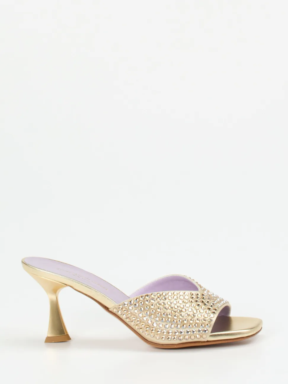 Konstantin Starke – Mules aus Metallicleder Gold