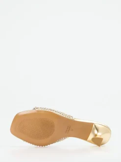 Konstantin Starke – Mules aus Metallicleder Gold