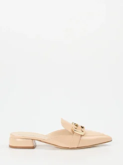 Konstantin Starke – Mules aus Lackleder in Beige