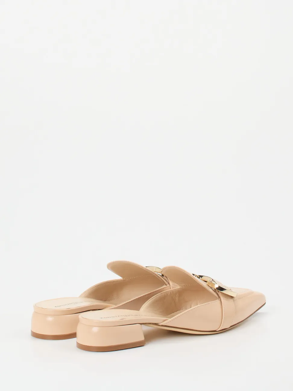 Konstantin Starke – Mules aus Lackleder in Beige