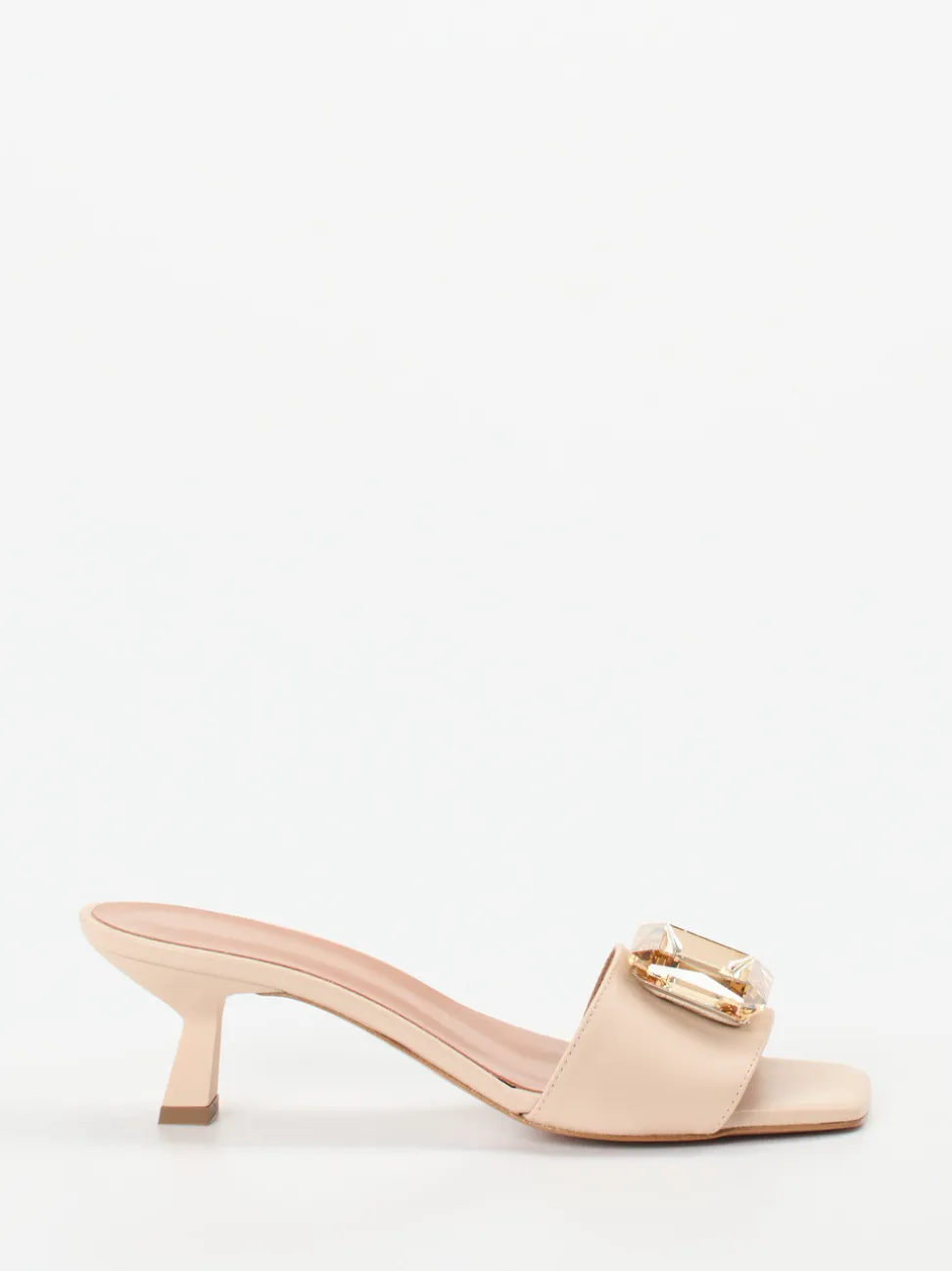 Konstantin Starke – Mules aus Lammleder in Beige