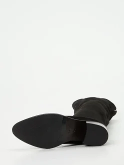 Konstantin Starke – Overknee-Stiefel aus Lammleder schwarz
