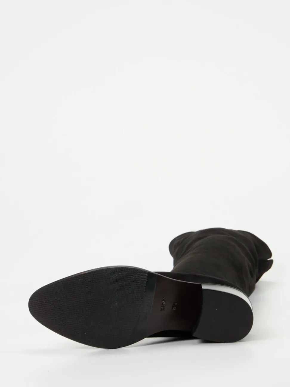 Konstantin Starke – Overknee-Stiefel aus Lammleder schwarz