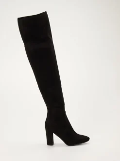 Konstantin Starke – Overknee-Stiefel aus Stretch in Schwarz