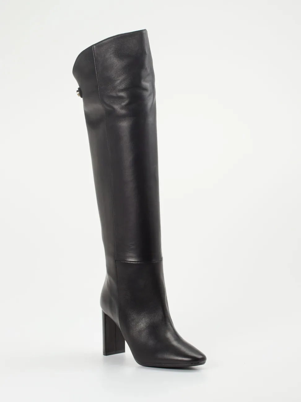 Konstantin Starke – Overknee-Stiefel aus Lammleder Schwarz