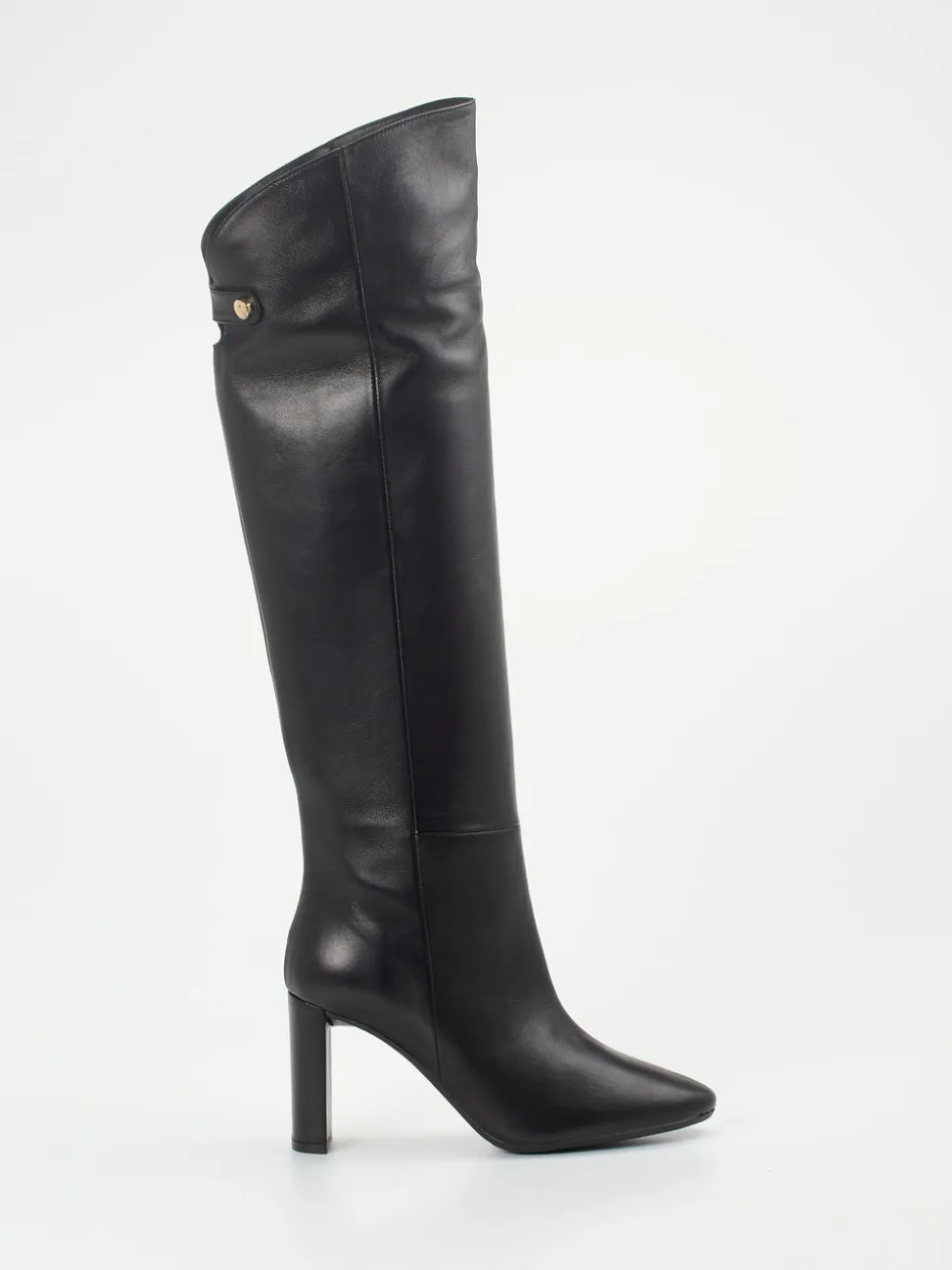 Konstantin Starke – Overknee-Stiefel aus Lammleder Schwarz