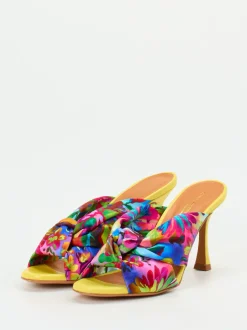 Konstantin Starke – Pantolette aus Satin in Multicolor