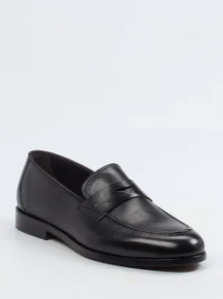 Konstantin Starke – Penny Loafer aus Lammleder schwarz