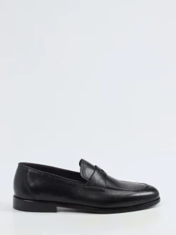 Konstantin Starke – Penny Loafer aus Lammleder schwarz