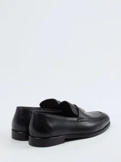 Konstantin Starke – Penny Loafer aus Lammleder schwarz