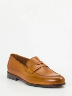 Konstantin Starke – Penny Loafer aus Büffelleder cognac