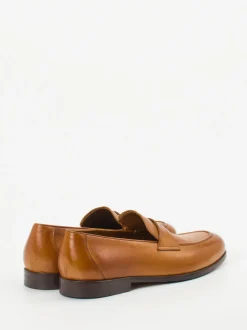 Konstantin Starke – Penny Loafer aus Büffelleder cognac