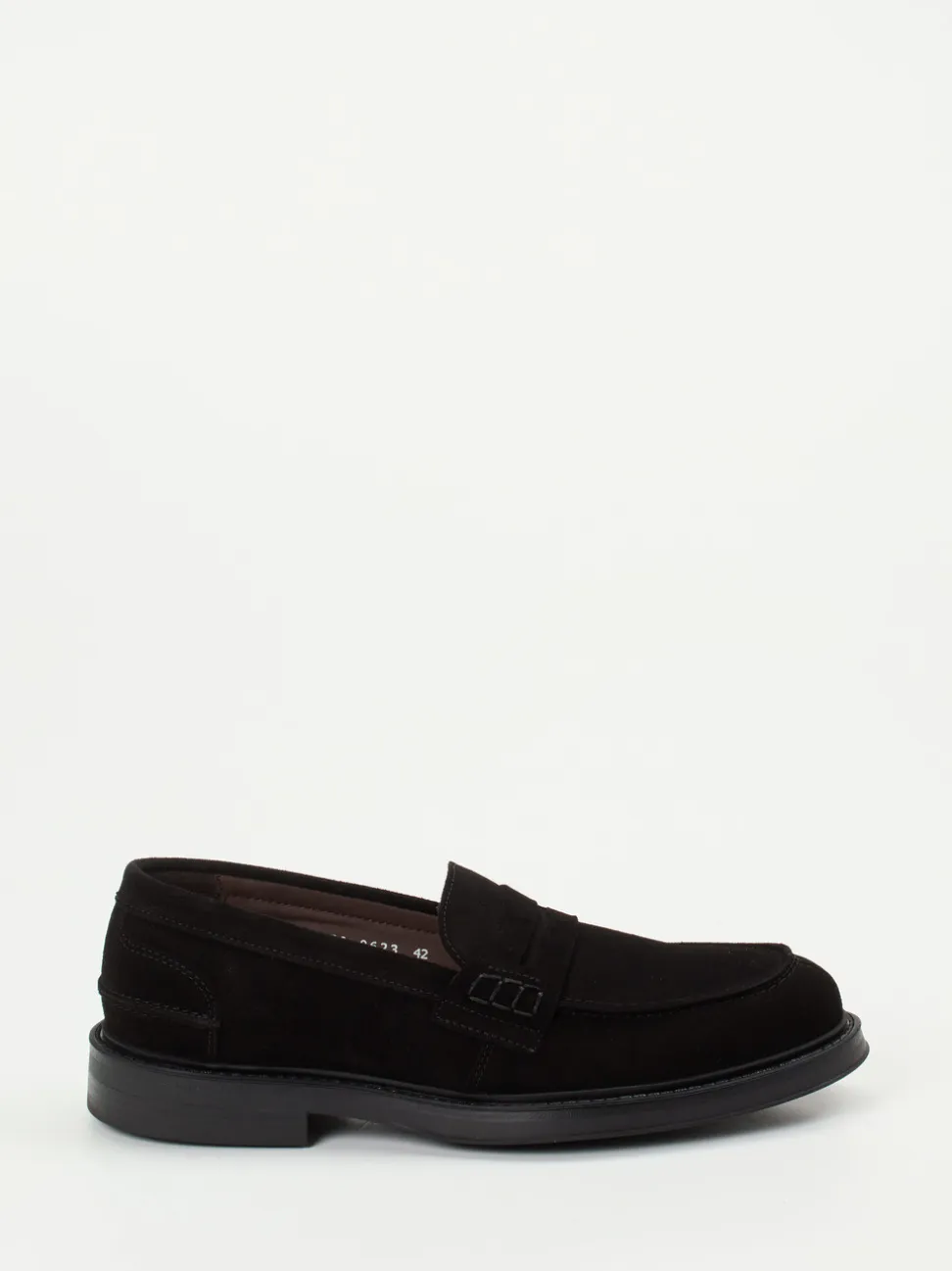 Konstantin Starke – Penny Loafer aus Veloursleder schwarz