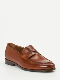Konstantin Starke – Penny Loafer aus Büffelleder braun