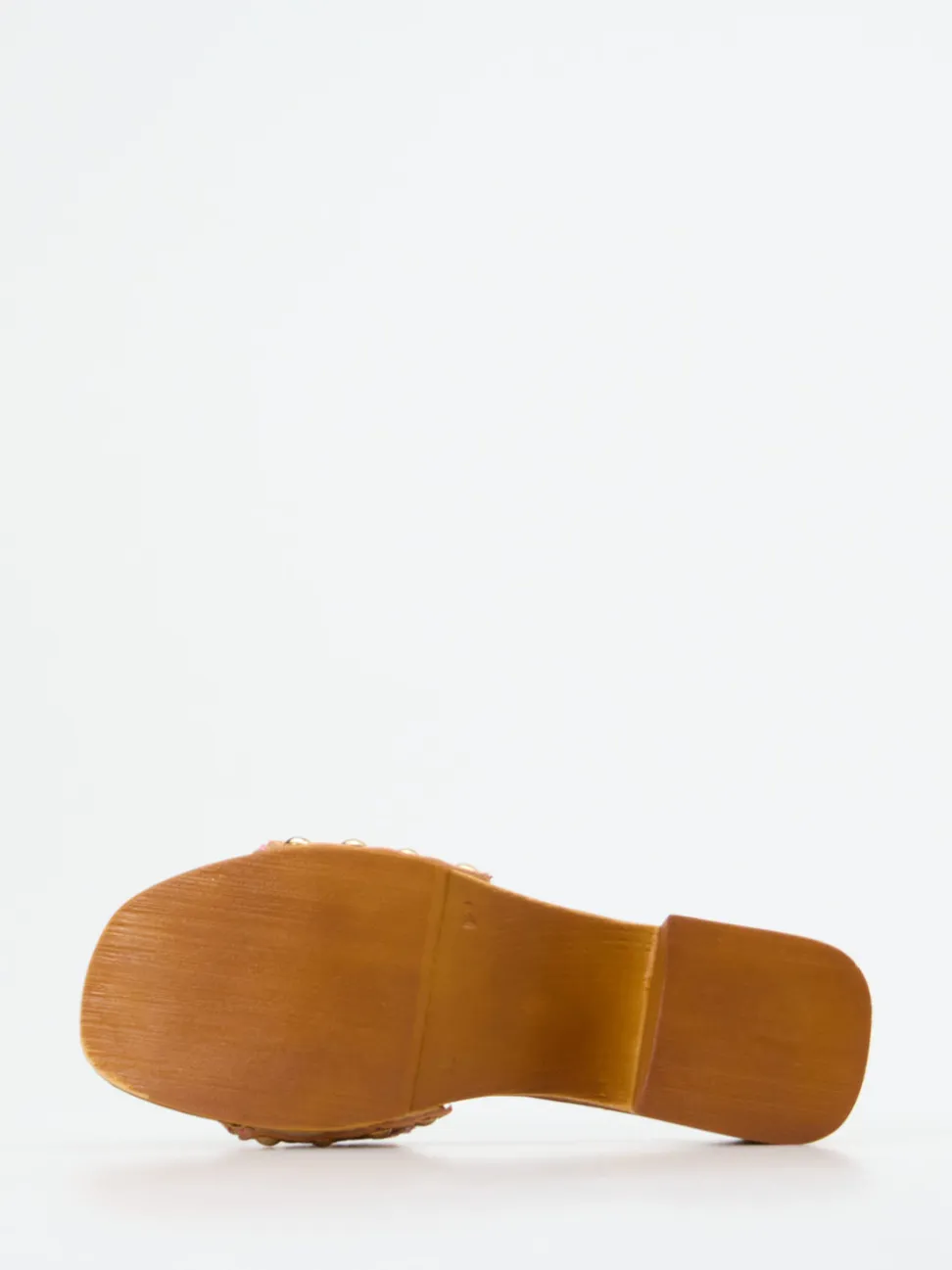 Konstantin Starke – Plateau-Mules aus Bastgewebe Multi