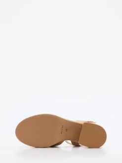 Konstantin Starke – Plateau-Sandalen aus Veloursleder beige