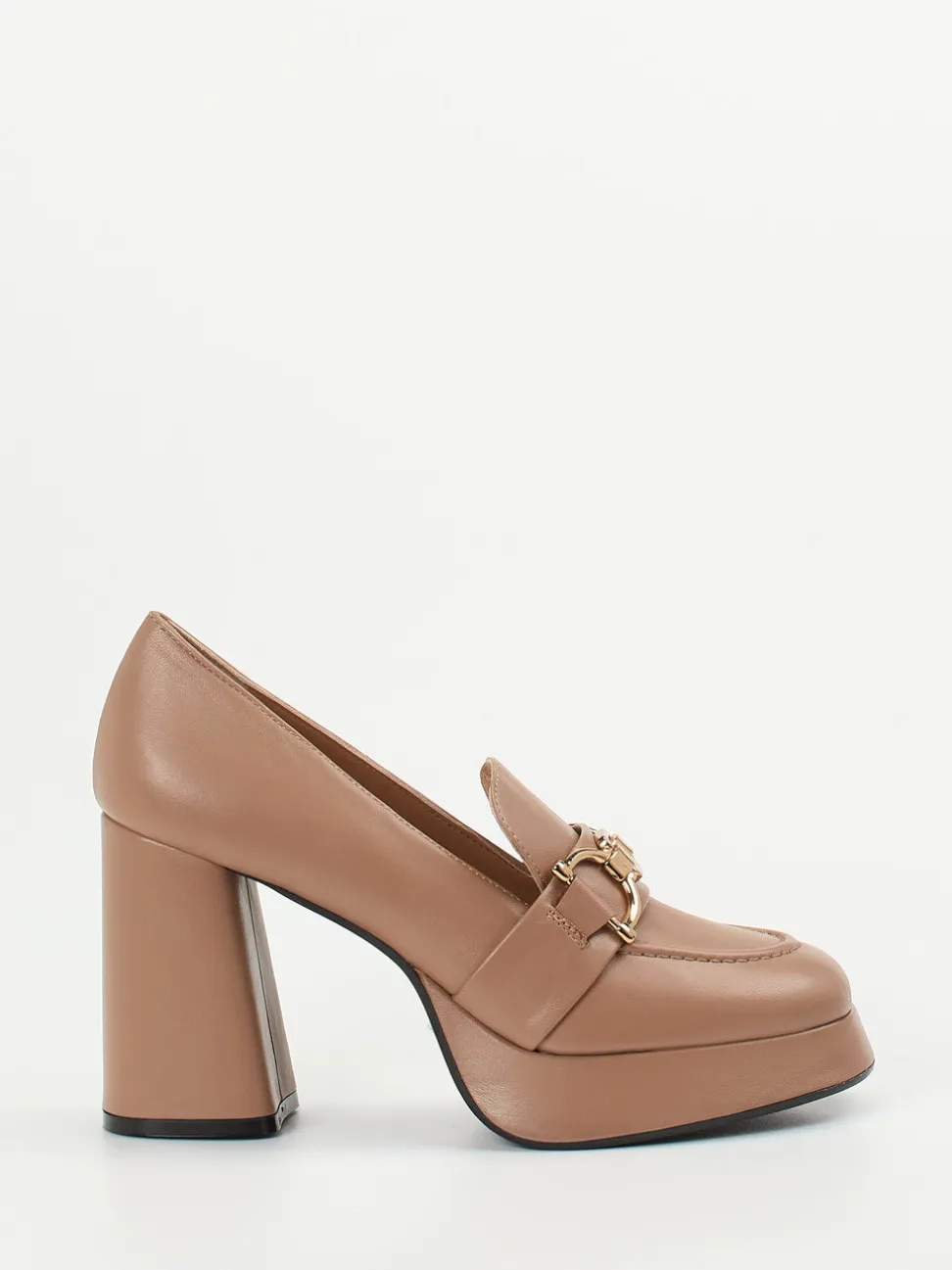 Konstantin Starke – Plateau-Loafer aus Lammleder Beige