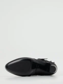 Konstantin Starke – Plateau-Stiefeletten aus Lammleder Schwarz