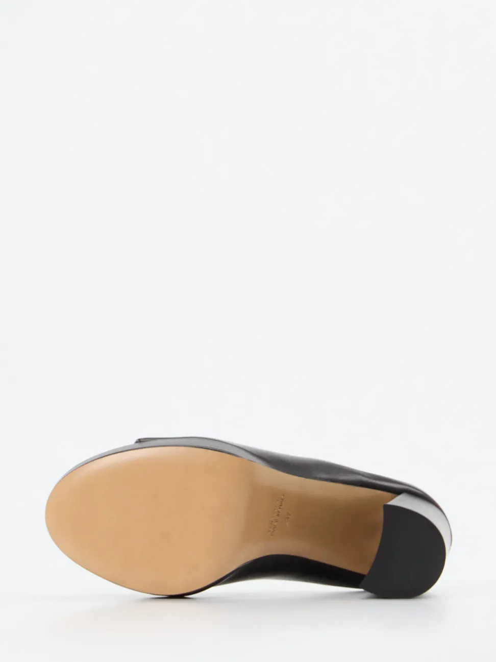 Konstantin Starke – Plateau-Mules aus Lammleder schwarz